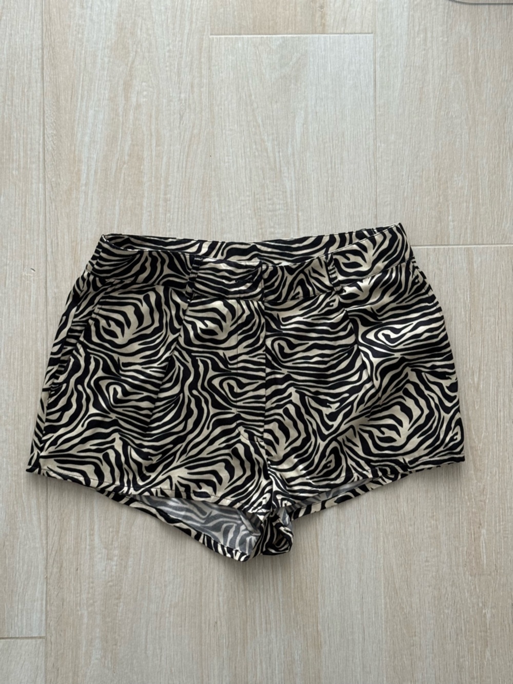 Free People Zebra-Print Skirt — Black & Cream